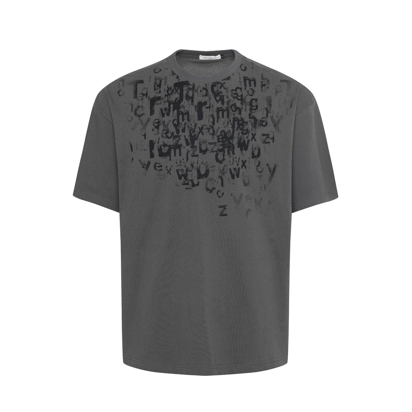 Unisex T-shirts Summer Garbled Figure Men's Loose Short Sleeve T-Shirt