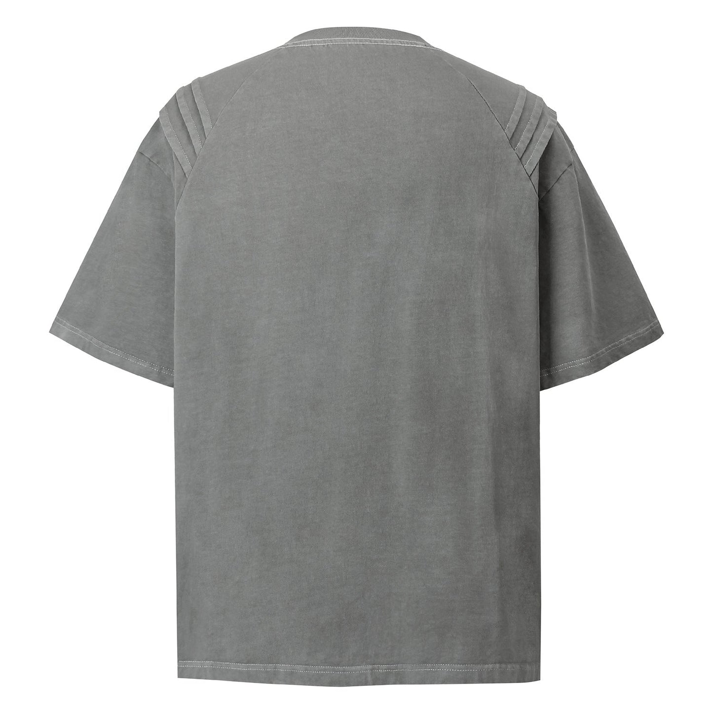 Unisex T-shirts Summer Men's Wash Short Sleeve T-Shirt