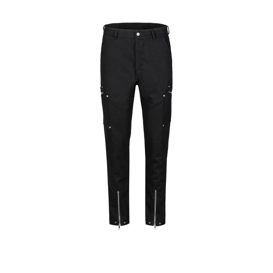 MIJKO Men's Vintage Pants MIJKO Zipper Pants Long Pants Multi-Pocket Men's and Women's Casual Pants