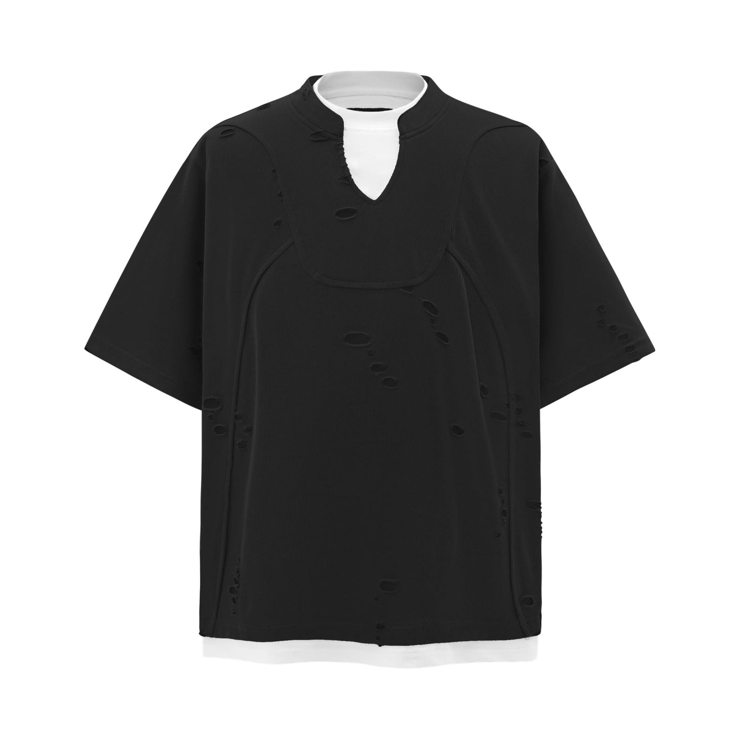 Unisex T-shirts Premium Sense Ripped T-shirts