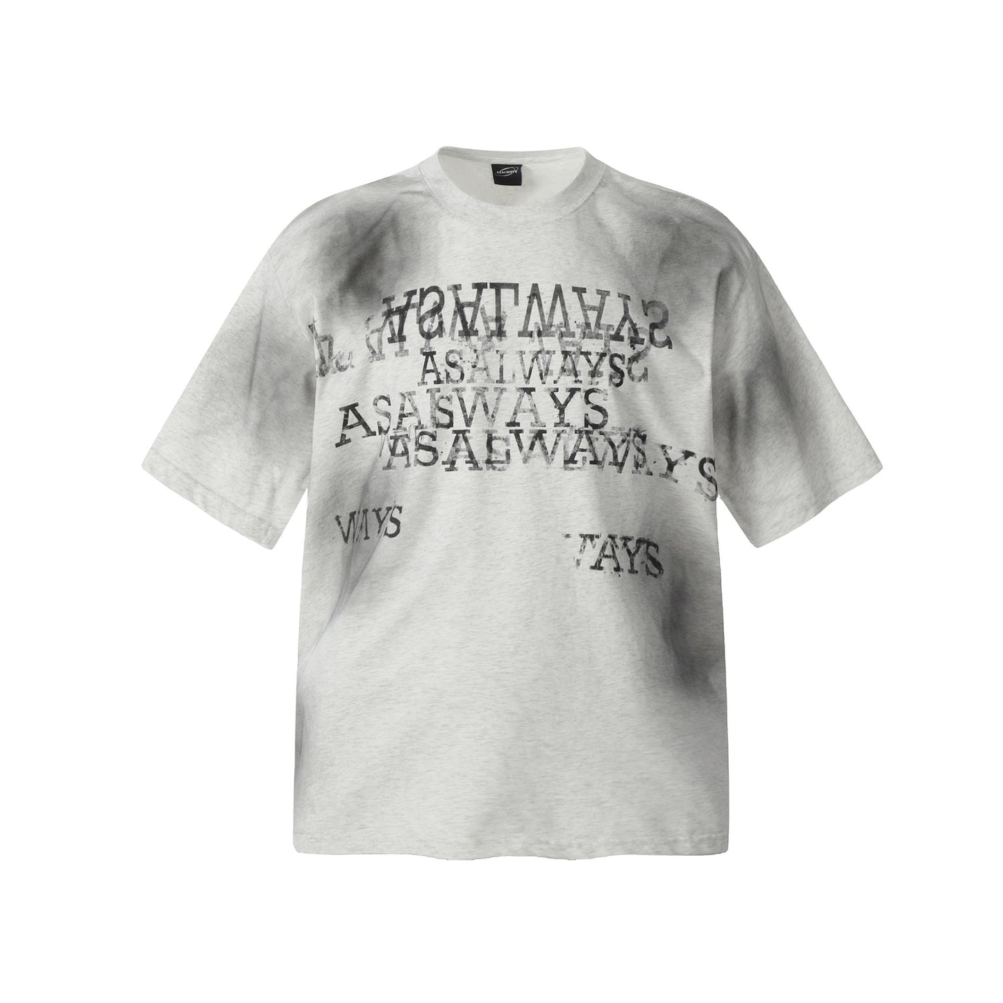 Unisex T-shirts Street Vintage Summer Alphabet Men's Loose Short Sleeve T-Shirt