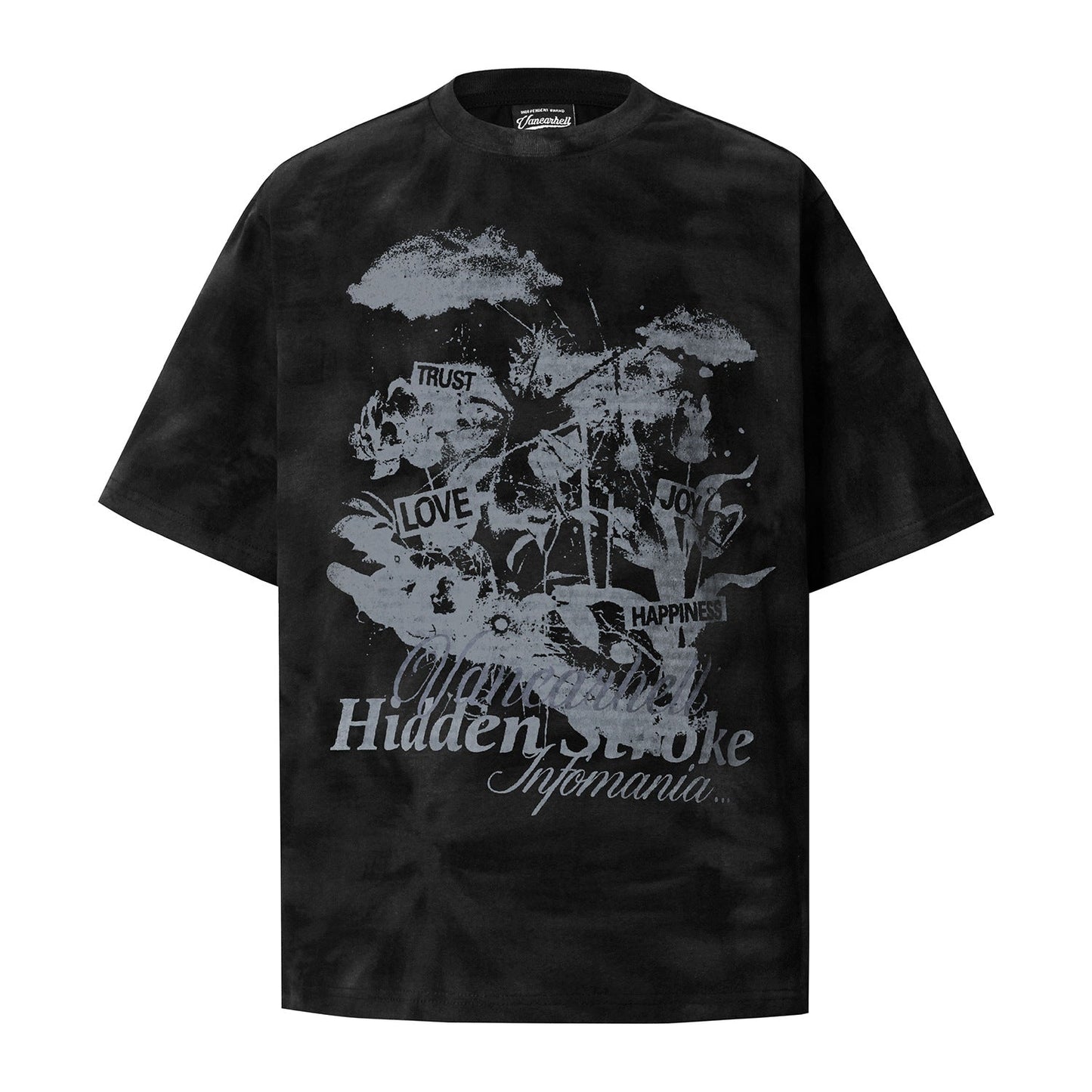 Unisex T-shirts Summer Pattern Men's Loose Tie-Dye Short Sleeve T-Shirt