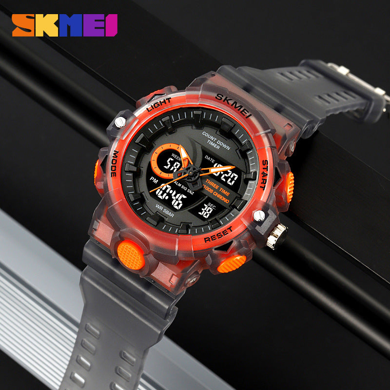 Analog-Digital Watch Outdoor Sports Waterproof Electronic Watch