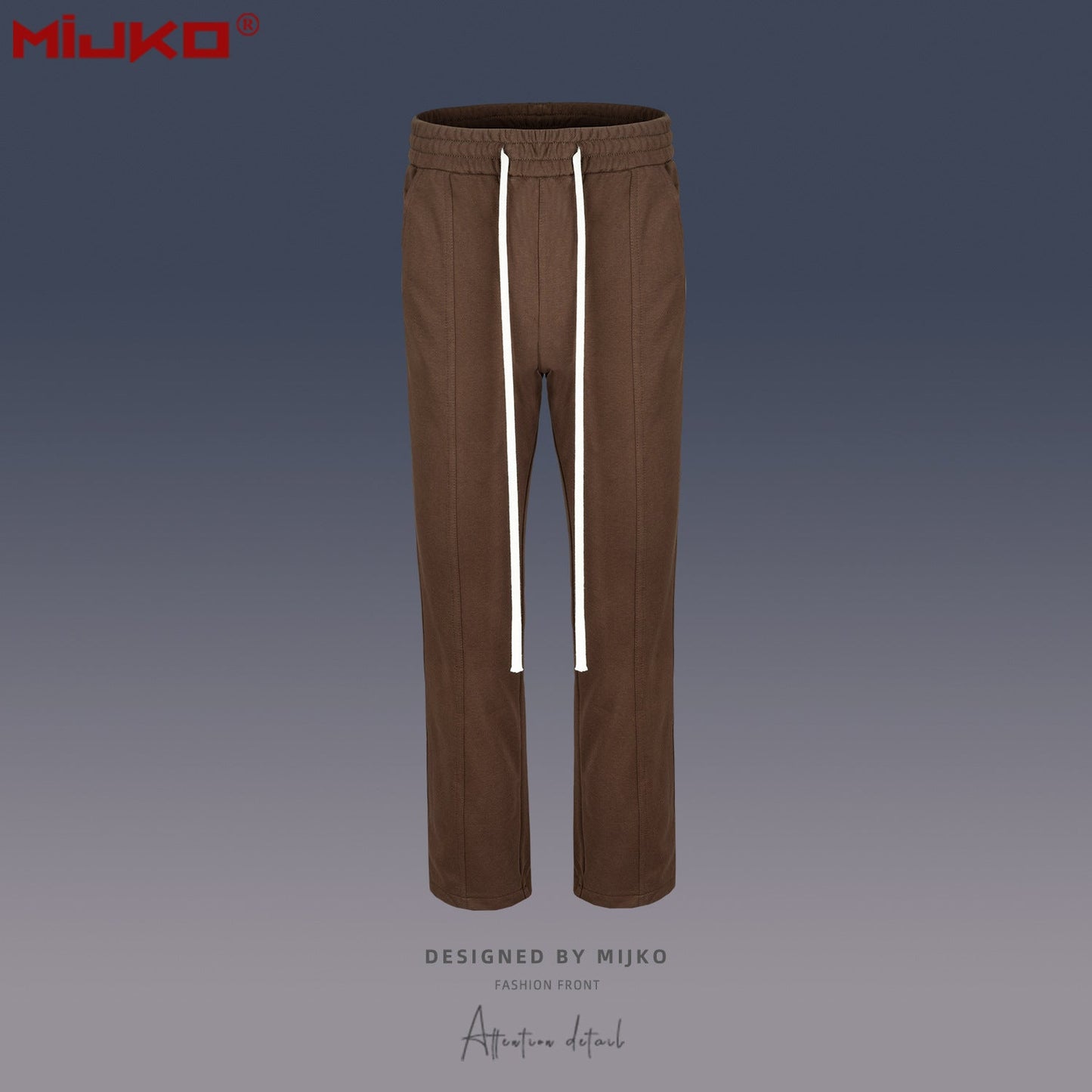 MIJKO Mens Vintage Pants Sports Casual Unisex Pants