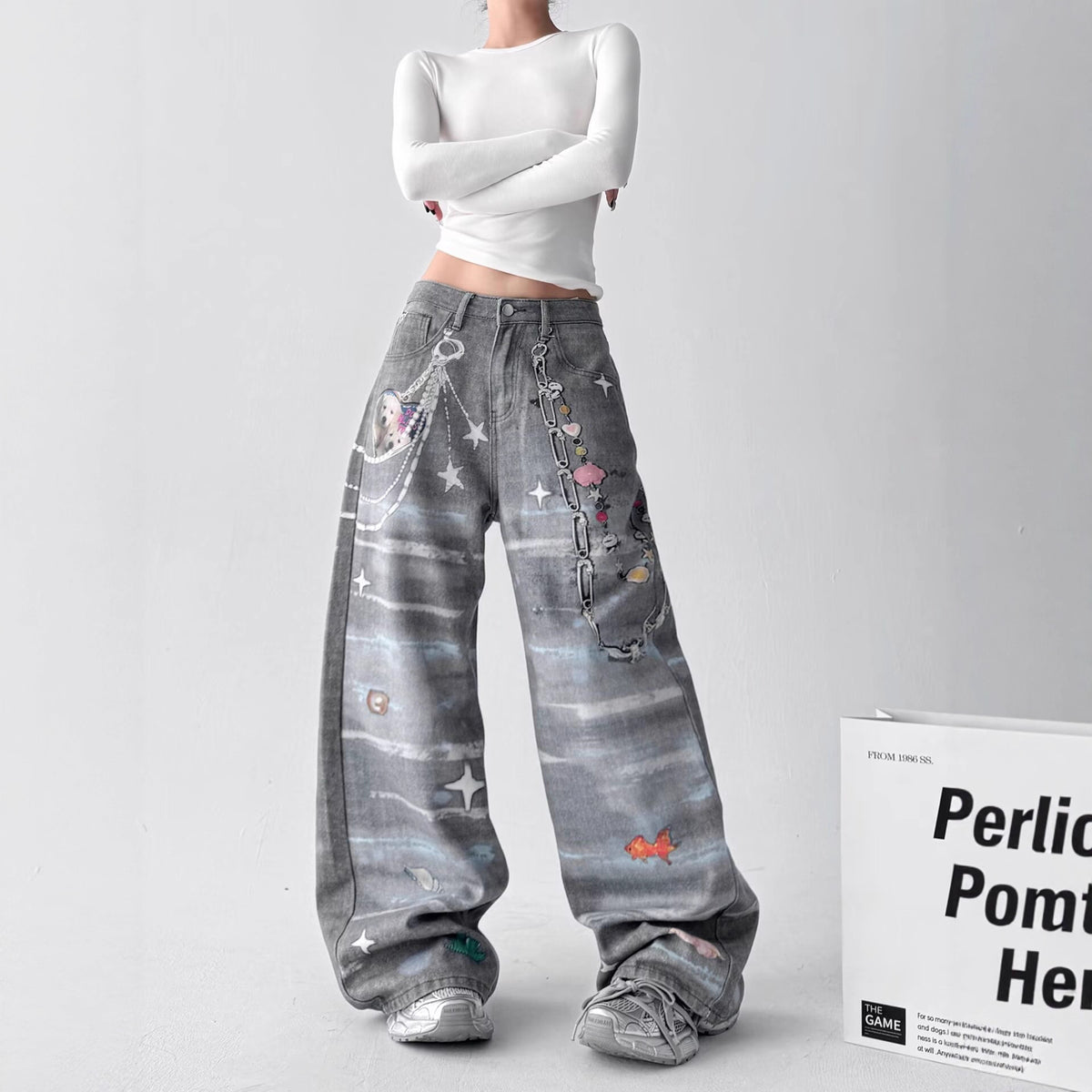 Women jeans retroloose