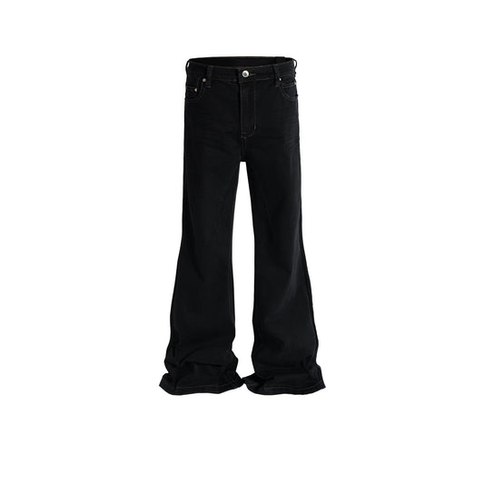 MIJKO Men's Vintage Pants MIJKO Men's Women's Spring/Summer Hip Hop Trousers Wide Leg Flared Jeans