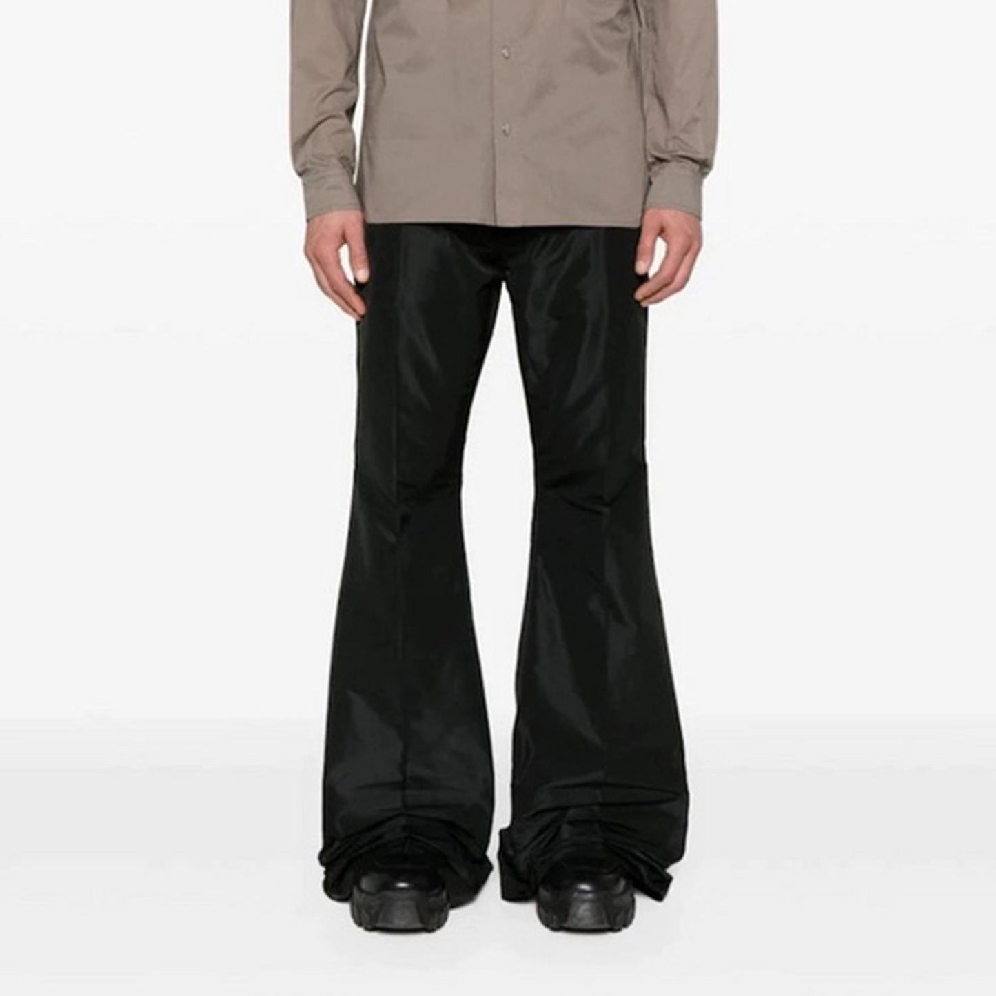 MIJKO Mens Vintage Pants Casual Bootcut Bootcut Pants