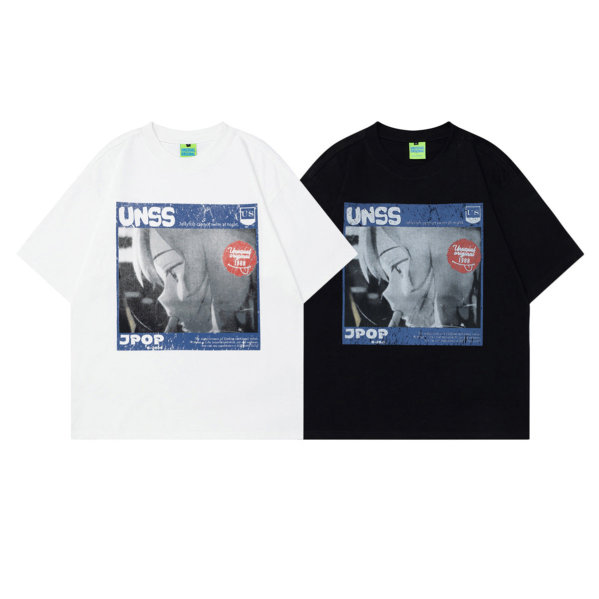 Unisex T-shirts Summer Men's Loose Crew Neck Short Sleeve T-Shirt