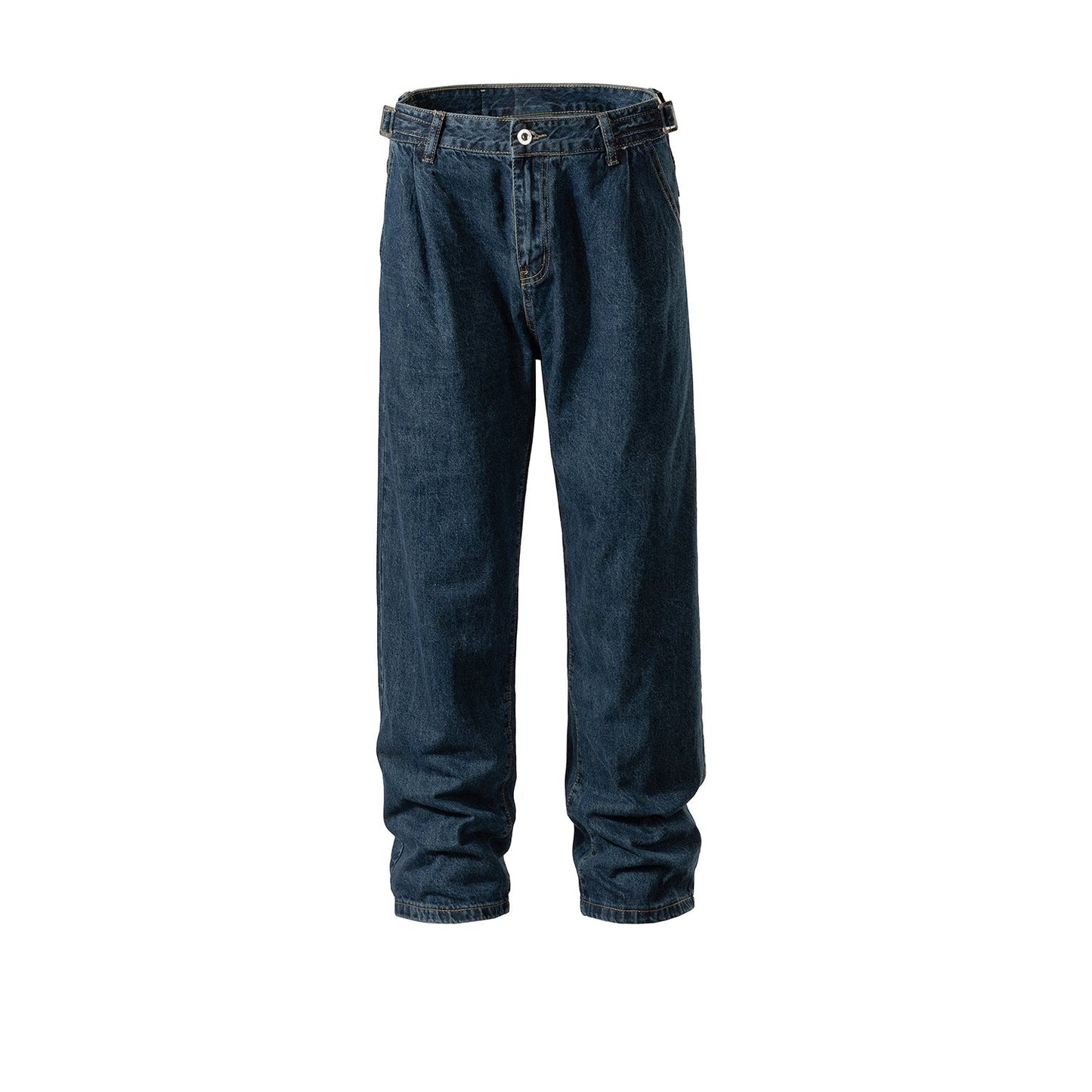 MIJKO Mens Vintage Pants Unisex Straight-leg Pants