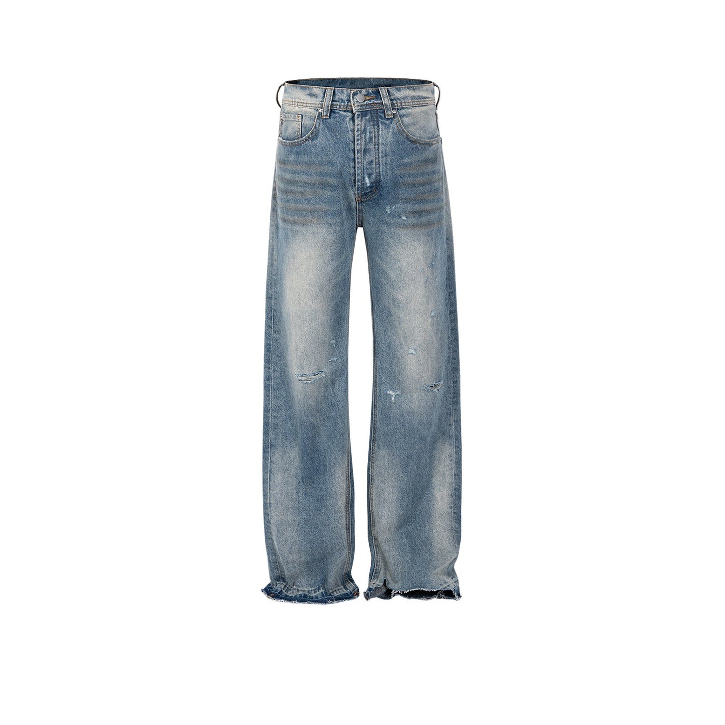 MIJKO Men's Vintage Pants MIJKO Men's Women's Vintage Washed Old Trousers Jeans
