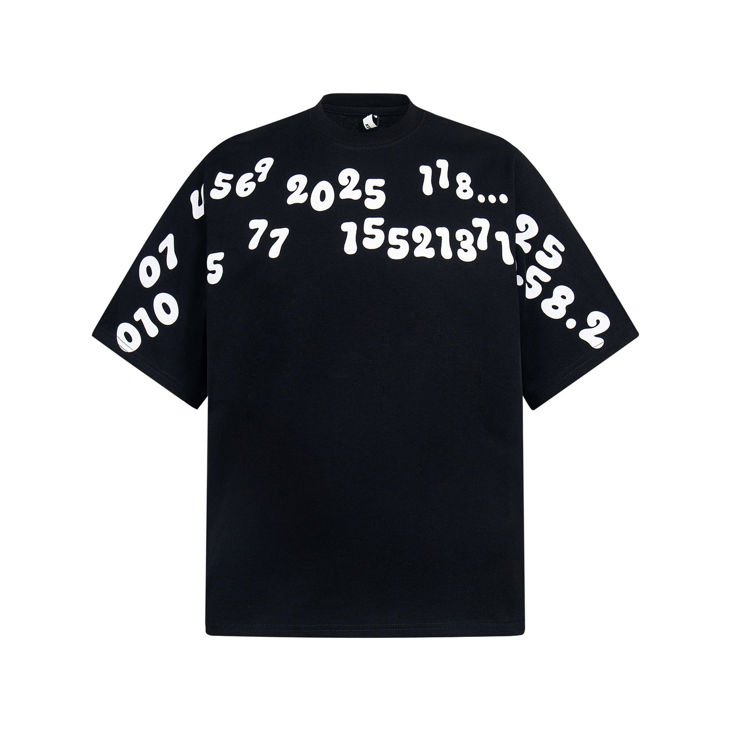Unisex T-shirts Street Vintage Alphabet Pattern Men's Loose Short Sleeve T-Shirt