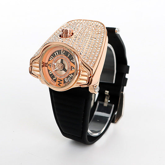 Men's watches diamond waterproof