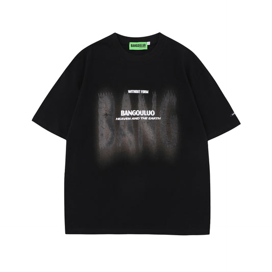 Unisex T-shirts Spring Shadow Rock Loose Short Sleeve T-Shirt