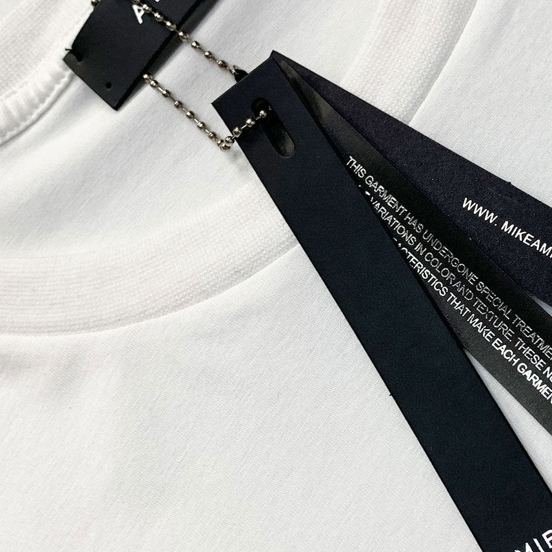 Amiri T Shirt Paisley Letter Crew Neck