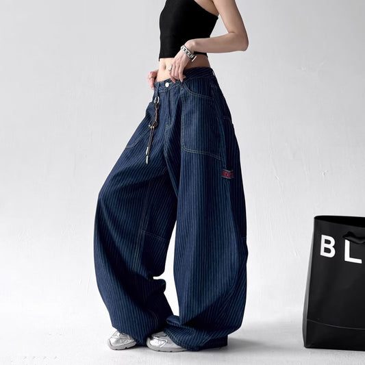 Women jeans vertical stripesjeans women