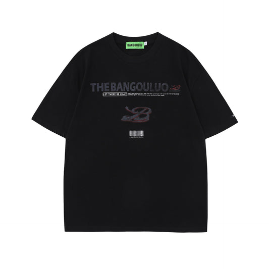 Unisex T-shirts Spring Stripe Size Loose Short Sleeve T-Shirt