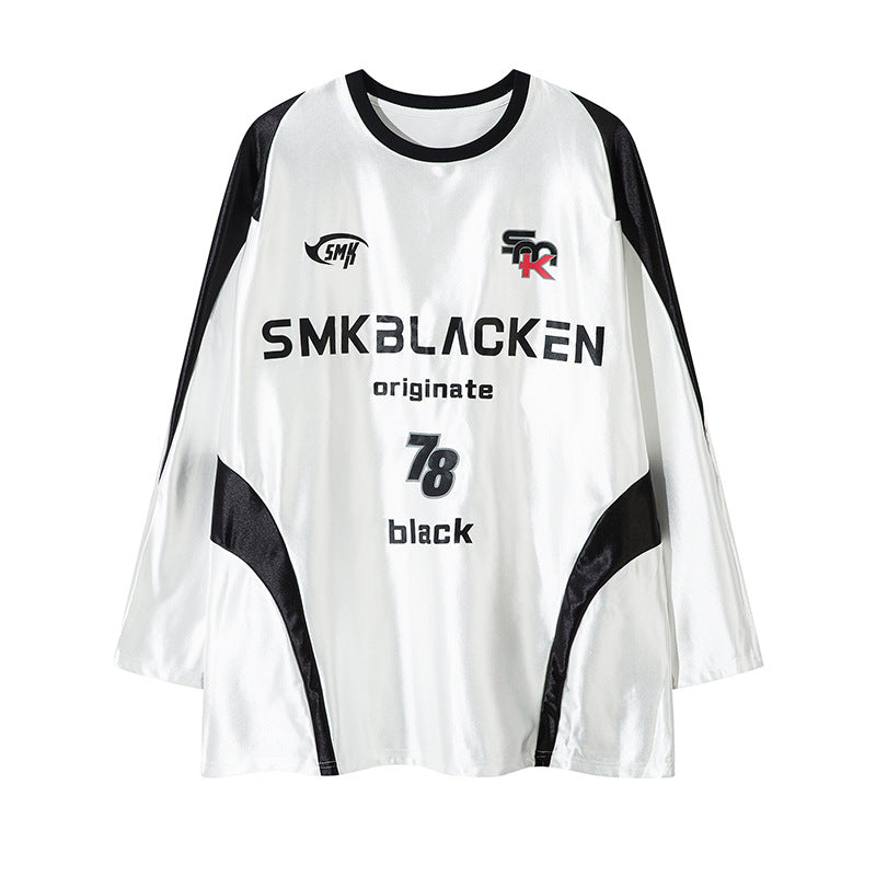 Unisex T-shirts Autumn Loose Long Sleeves