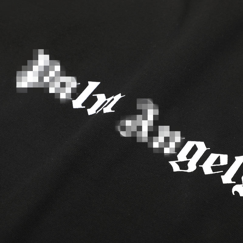 Palm Angels T Shirts Simple Letter Print Short Sleeve T-Shirt