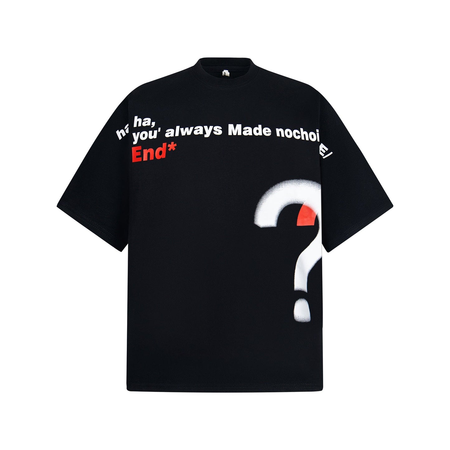 Unisex T-shirts Street Vintage Creative Letter Map Men's Loose Short Sleeve T-Shirt