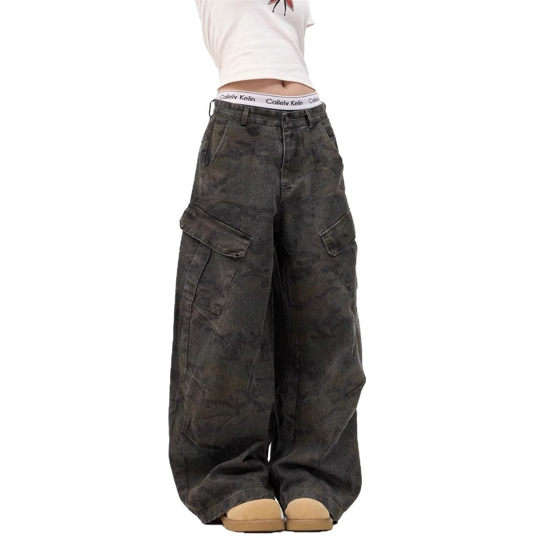 Women jeans camouflage women's pants