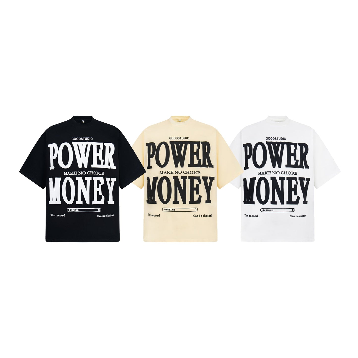 Unisex T-shirts Street Vintage Creative Letter Map Men's Loose Short Sleeve T-Shirt