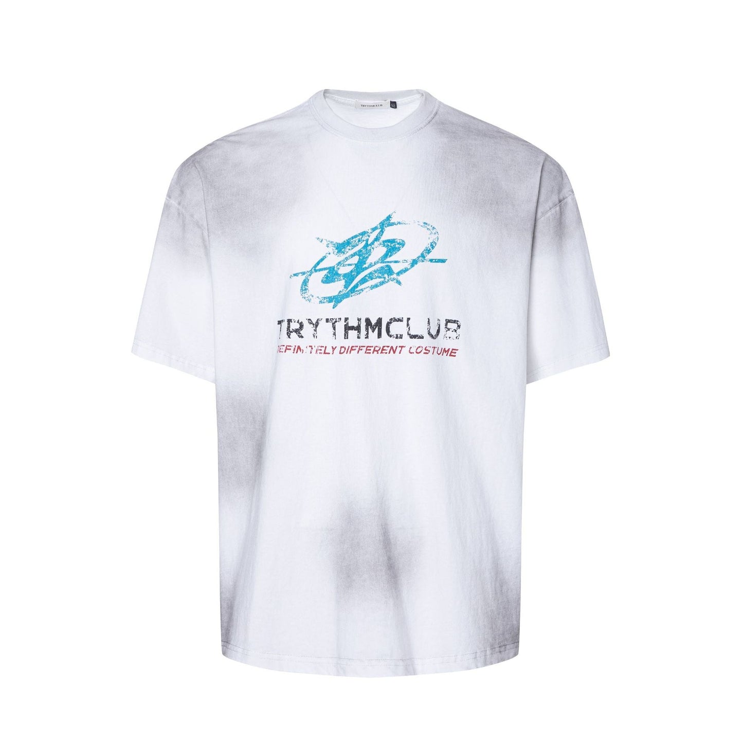 Unisex T-shirts Summer Spray Color Men's Loose Short Sleeve T-Shirt