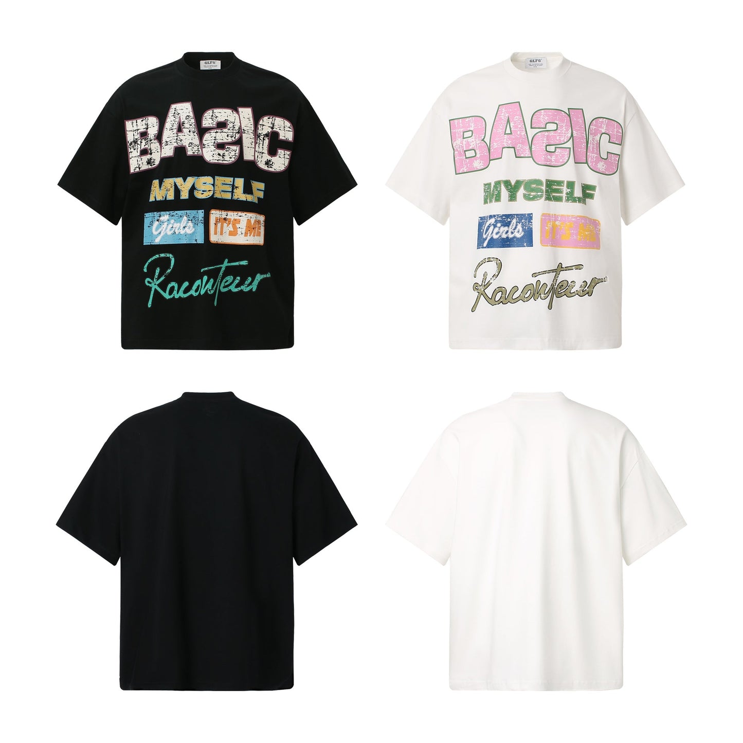 Unisex T-shirts Creative High Sense Design Loose T-Shirts