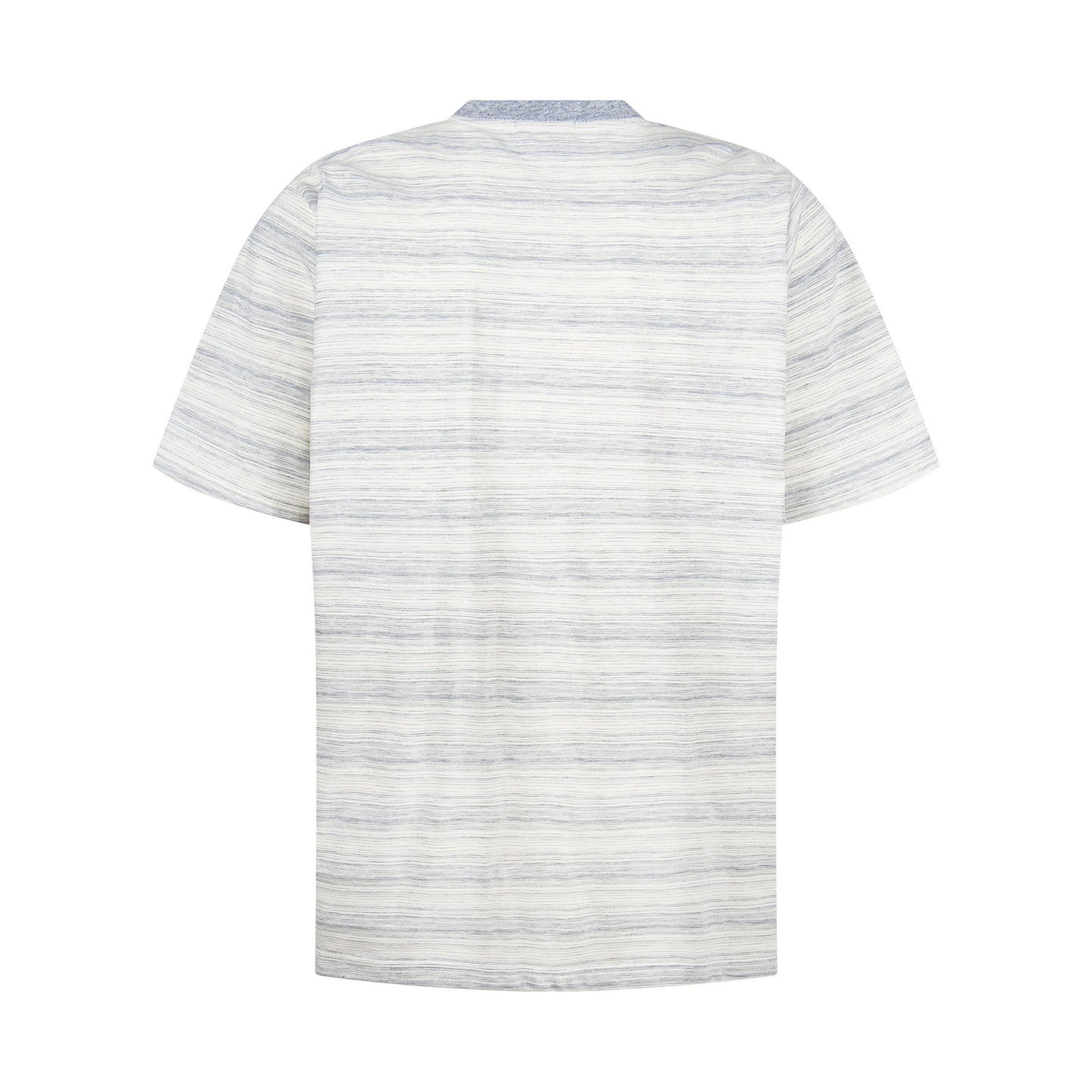 Unisex T-shirts Summer Light Stripe Men's Loose Short Sleeve T-Shirt