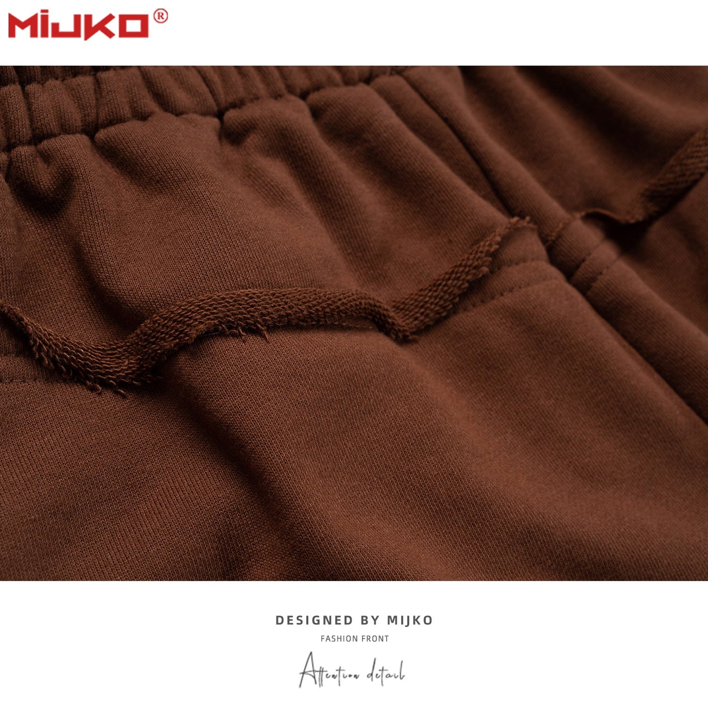 MIJKO Men Vintage Pants Spliced Sweatpants Casual Pants