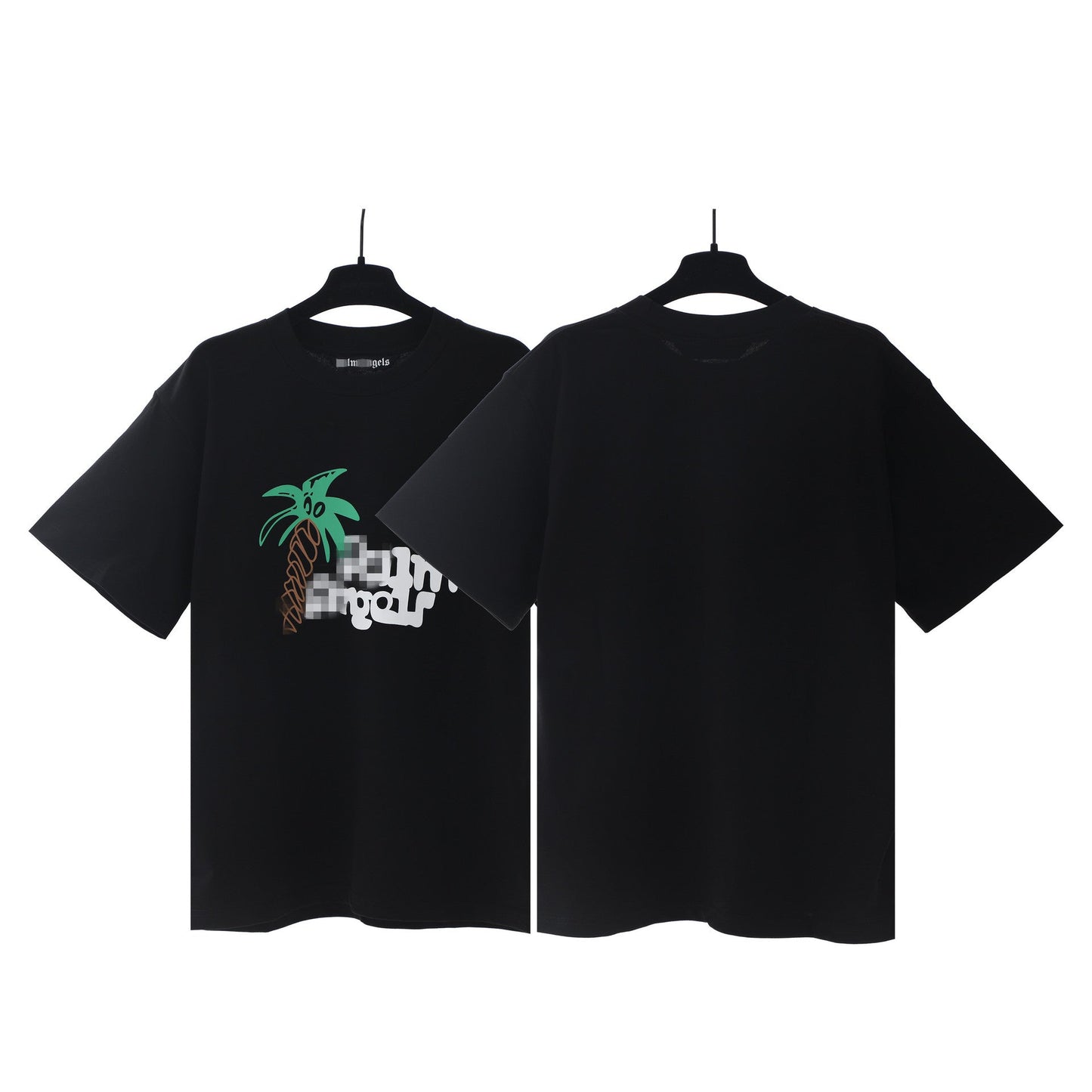 Palm Angels T Shirts Coconut Letter Logo Short Sleeve T-Shirt