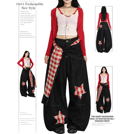 Women jeans retro autumn