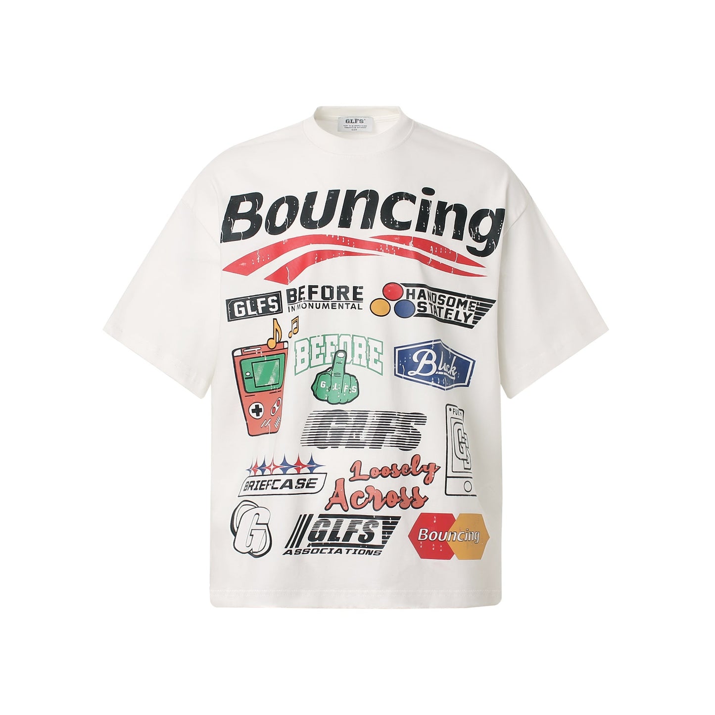 Unisex T-shirts Retro Fun Pattern High-end Design Loose T-shirt