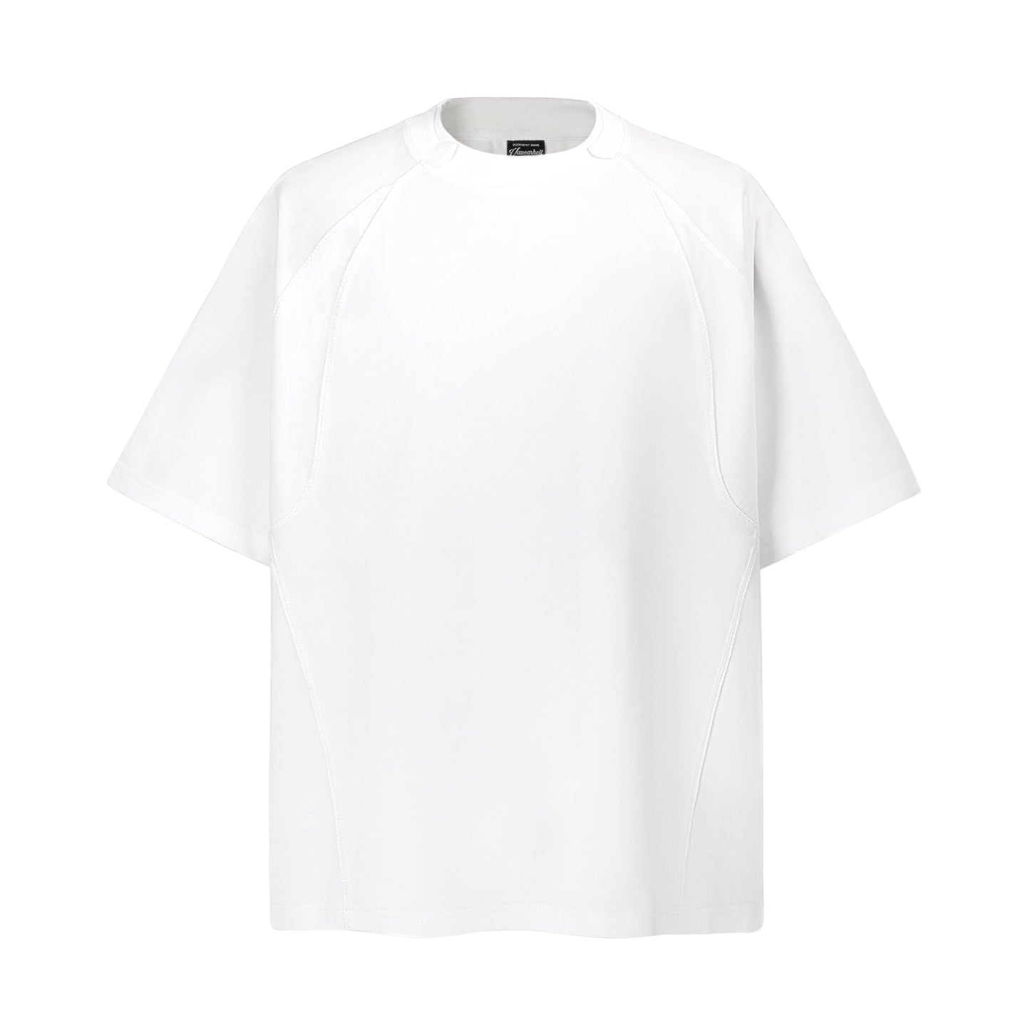 Unisex T-shirts Summer Solid Color Retro Men's Short Sleeve T-Shirt