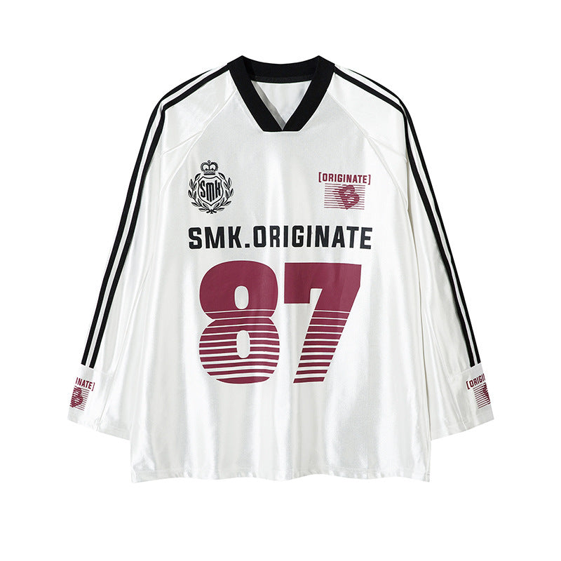 Unisex T-shirts Autumn High Street Loose