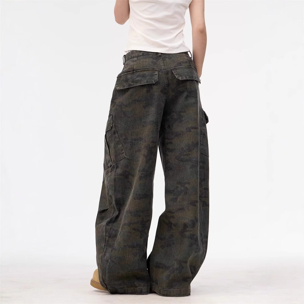 Women jeans camouflage women's pants