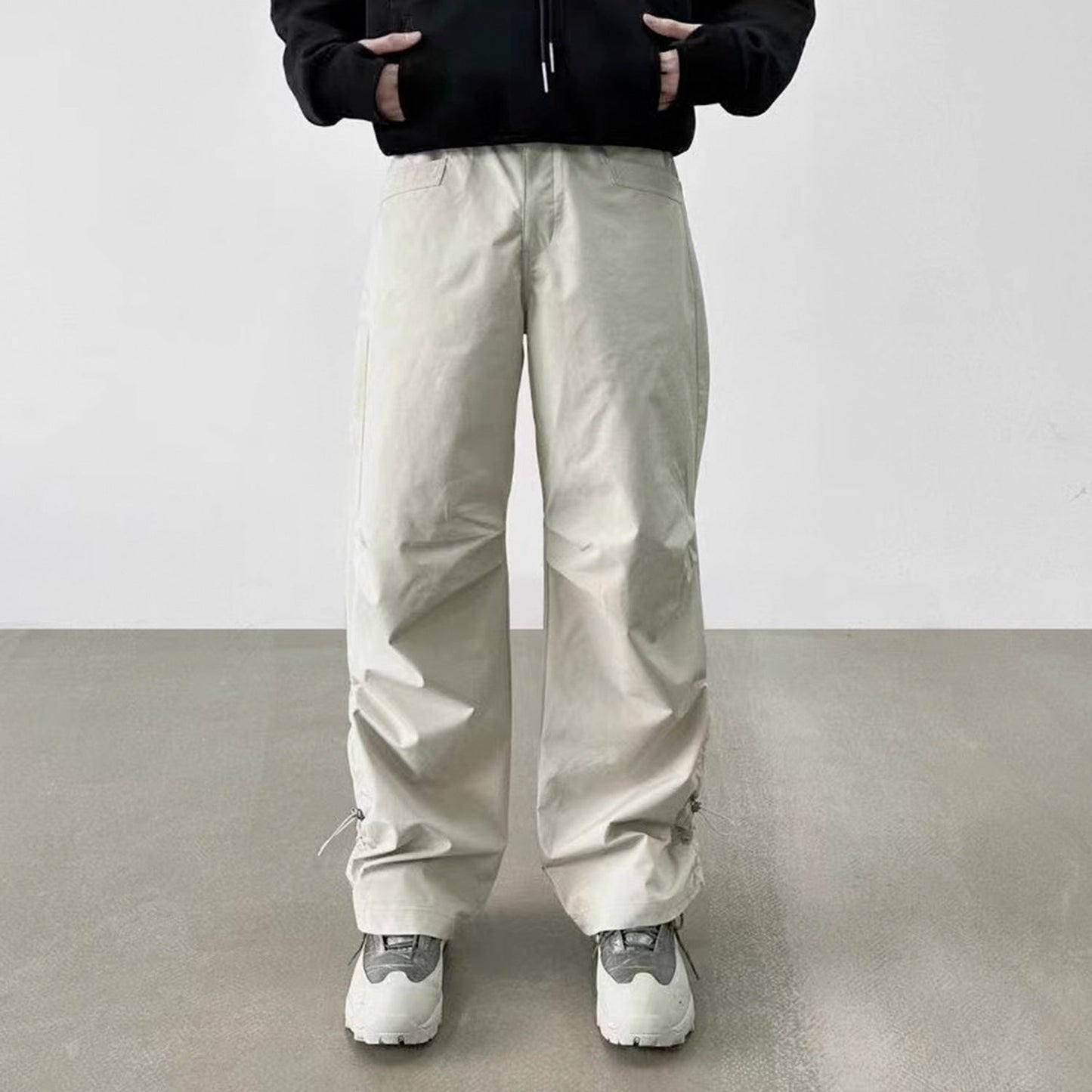 MIJKO Mens Vintage Pants MIJKO Men's Women's Epide Nylon Casual Sports Pants