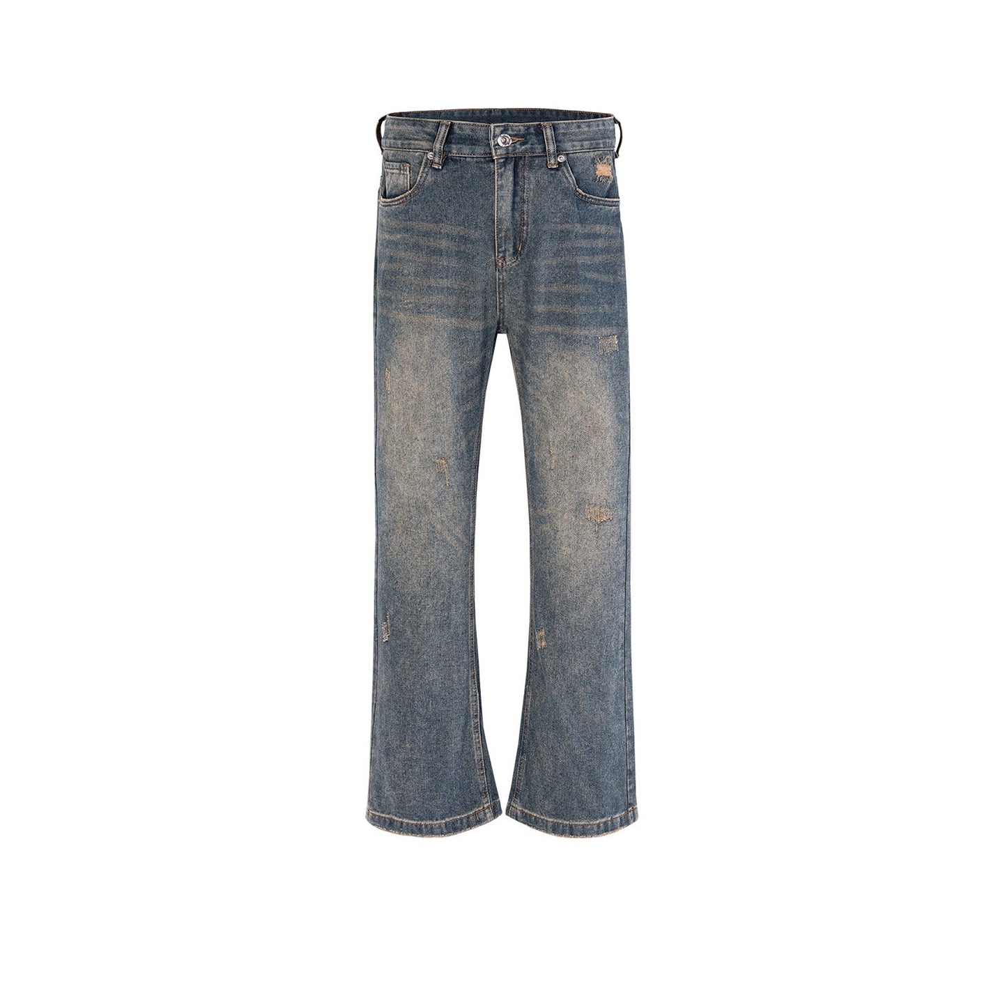 MIJKO Men's Vintage Pants MIJKO Men's Women's Wash Pants Jeans