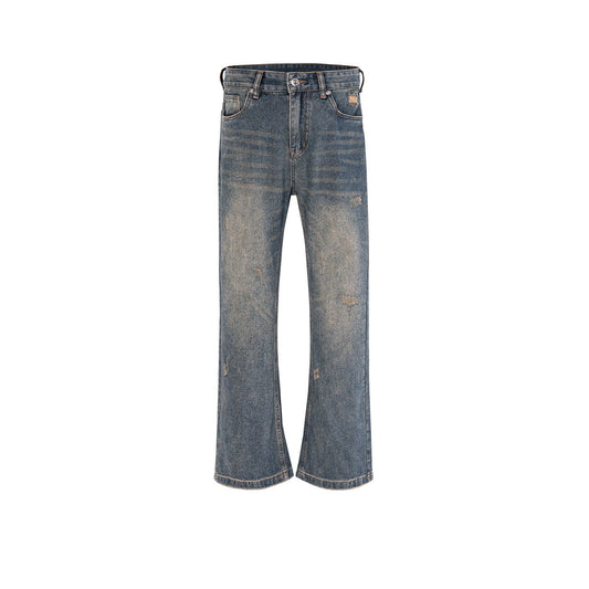 MIJKO Men's Vintage Pants MIJKO Men's Women's Wash Pants Jeans