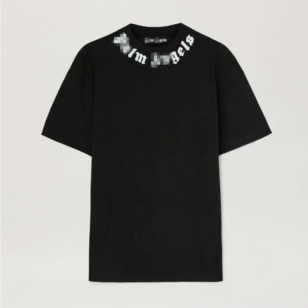 Palm Angels T Shirts Scarf Print Short Sleeve T-Shirt