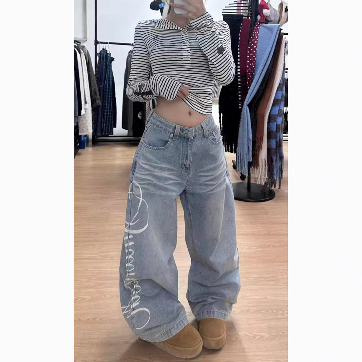Women jeans loose