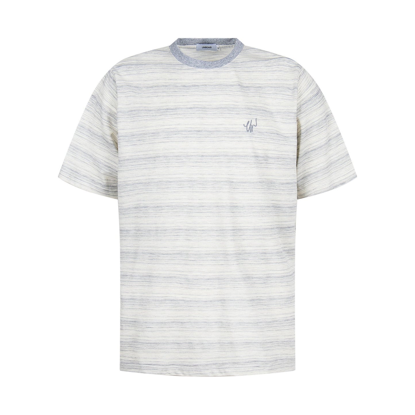 Unisex T-shirts Summer Light Stripe Men's Loose Short Sleeve T-Shirt