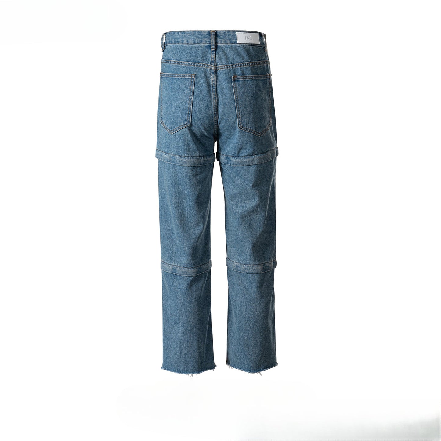 MIJKO Men's Vintage Pants MIJKO Men's Women's Autumn and Winter Zipper Pants Jeans