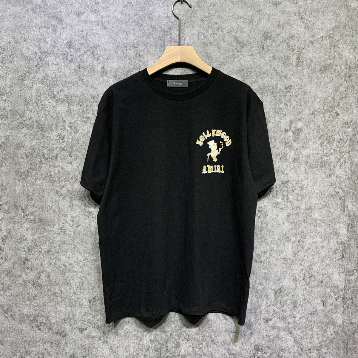 Amiri t shirts dice man printing short sleeves