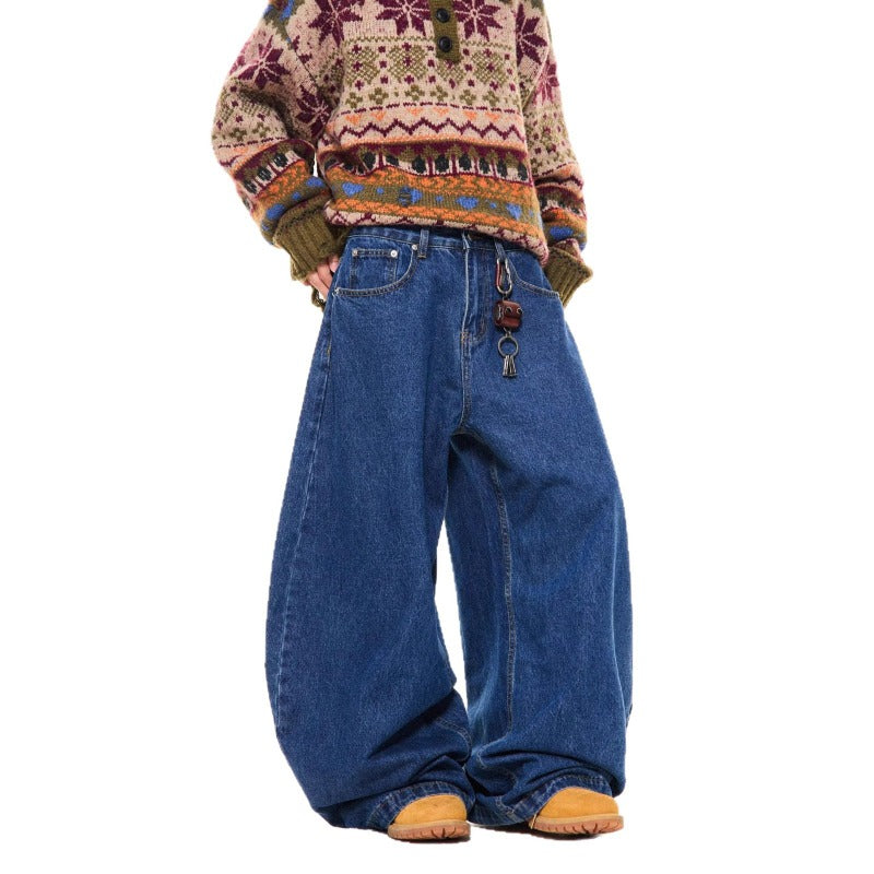 Women jeans retro women lazy wind