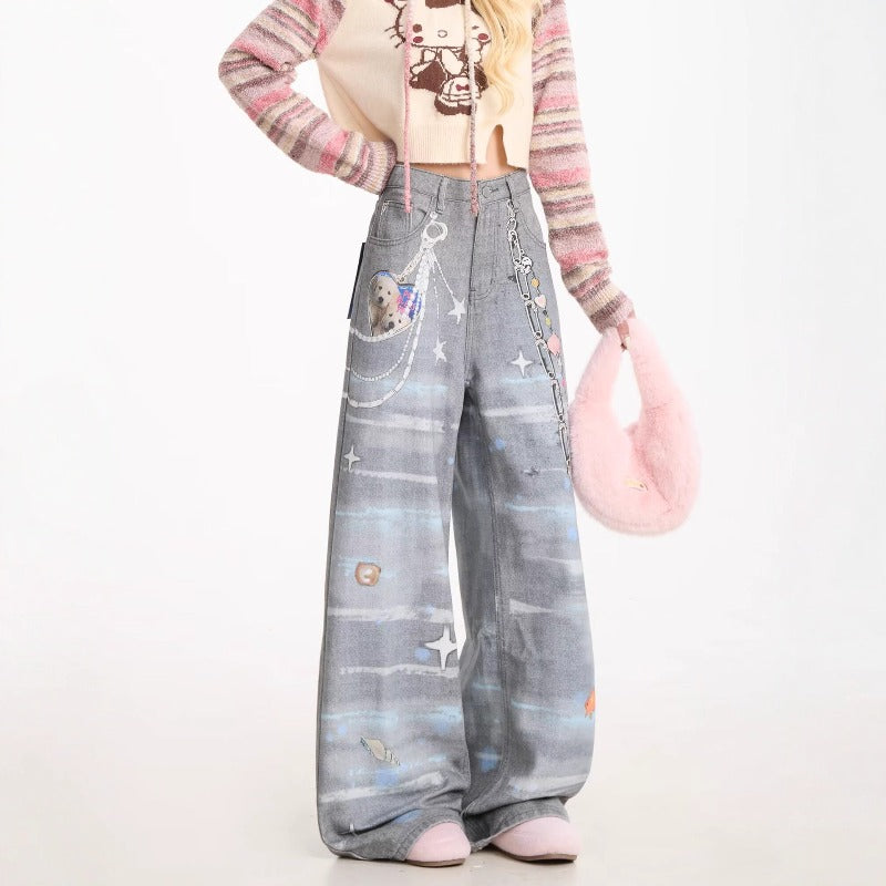 Women jeans retrolooseslimming look