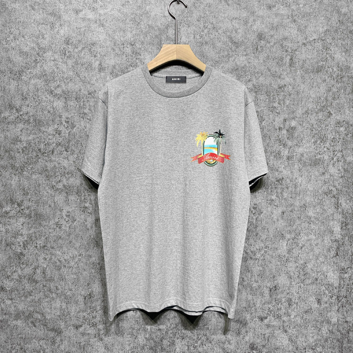 Amiri t shirts printing short sleeve
