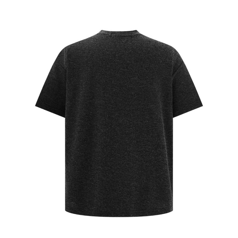 Men t shirt mankun american retrosummer street trendyclassypure colorcasualeasiest for match designloose round neck short sleeve t-shirt