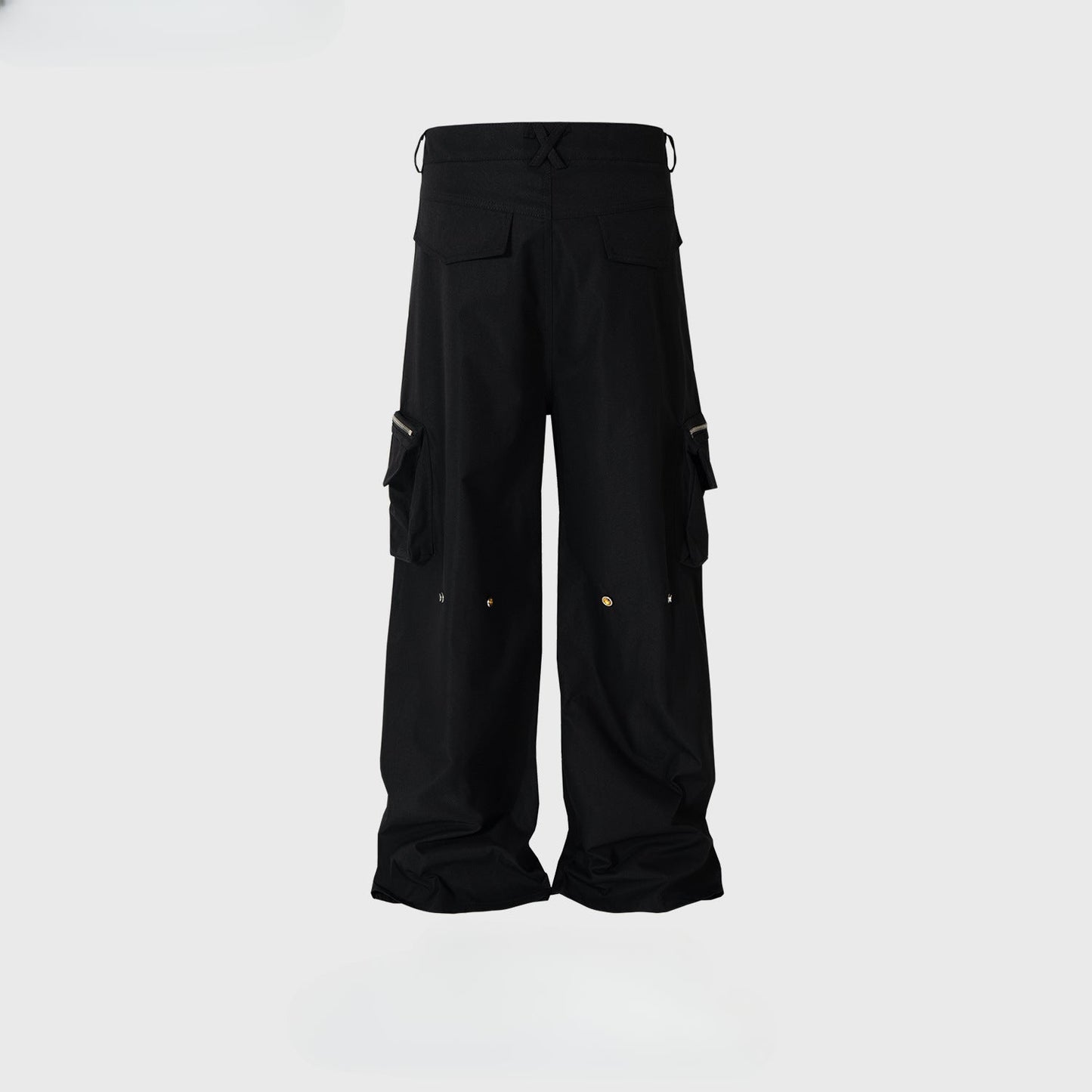 MIJKO Men's Vintage Pants MIJKO Straight Pants Men's and Women's Multi-Pocket Toolwear Casual Pants