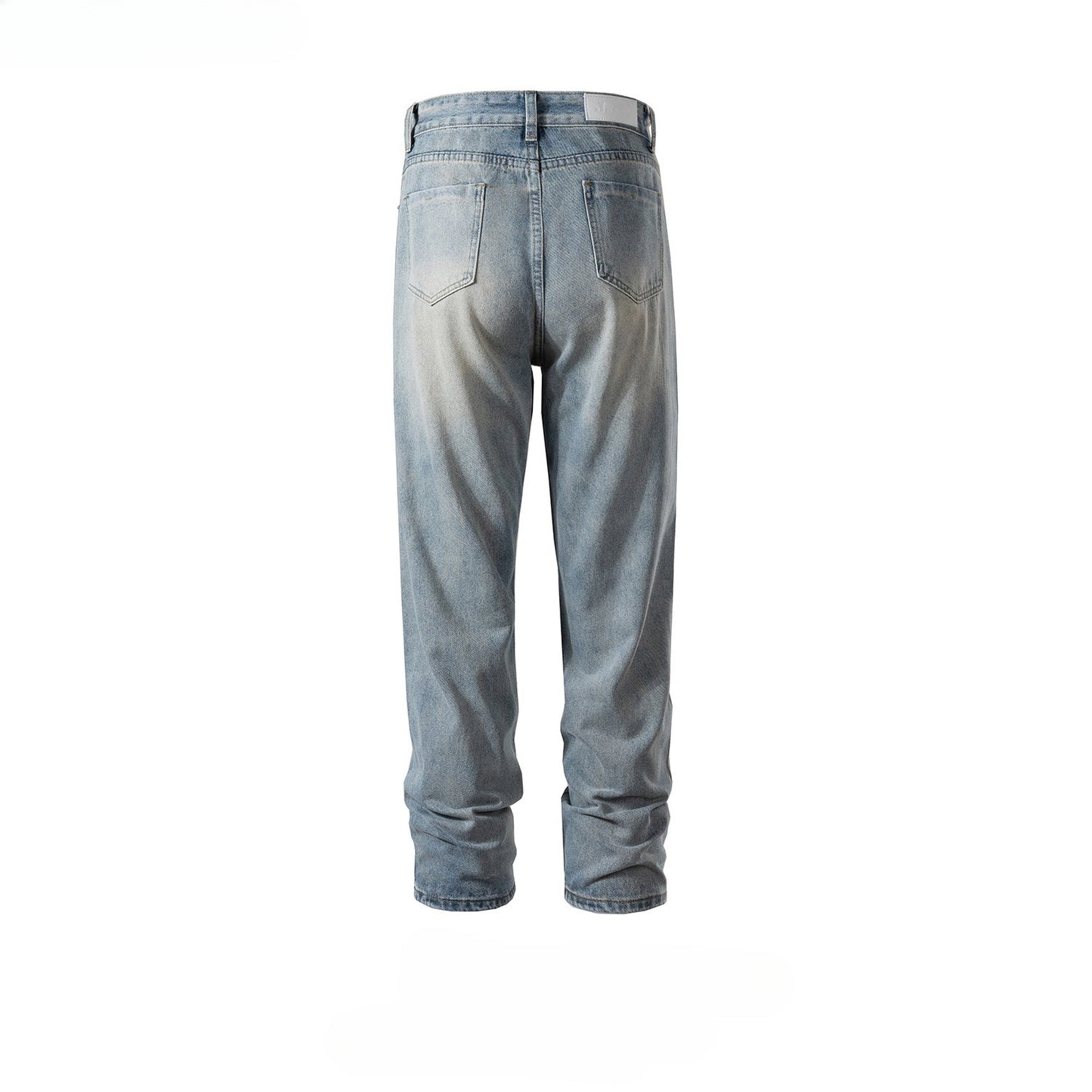MIJKO Men's Vintage Pants MIJKO Washed Old Trousers Men's and Women's Jeans