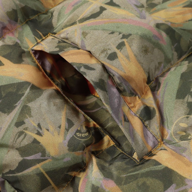 Drew house jacket fall and winter d@ew bird of paradise pattern stand collar cotton outwear